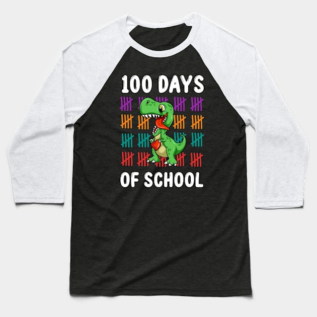 100 days of school Baseball T-Shirt by  Memosh Everything 